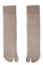 【ダブルアンドエフダブル/w&fw】のメッシュTABIソックス ベージュ|ID: prp329100004955318 ipo3291000000037181302