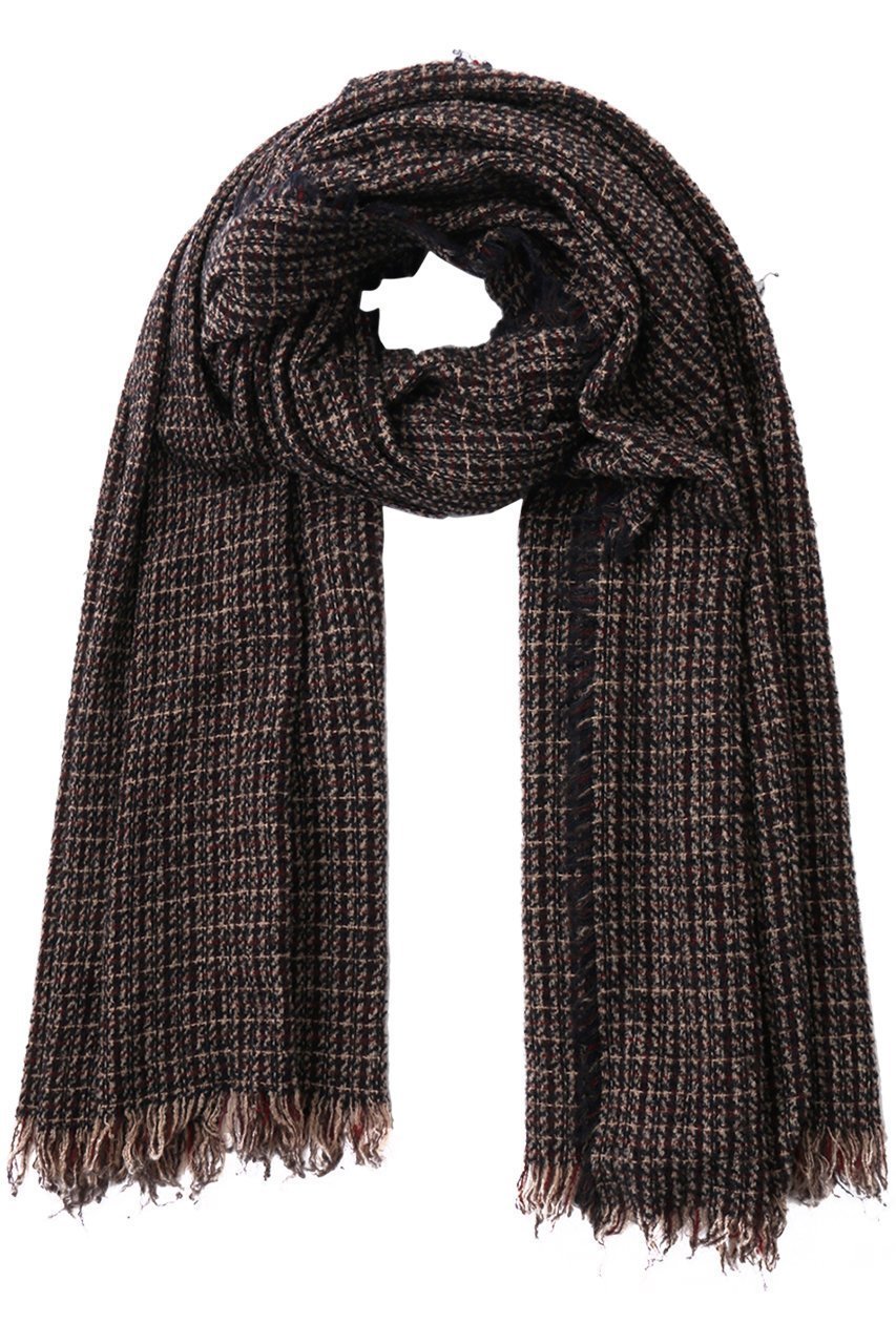 【マルティニーク/martinique】の【Faliero Sarti】カシミヤミックスチェックストール インテリア・キッズ・メンズ・レディースファッション・服の通販 founy(ファニー) 　ファッション　Fashion　レディースファッション　Fashion for Women　ストール　Soft & Warm Scarves　マフラー・スヌード / 冬小物の定番　Scarves & Mufflers　イタリア　Italy　シルク　Silk, 100% Silk　ストール　Stole, Wrap　チェック　Check, Plaid, Tartan　マフラー　Scarf, Muffler　秋　Autumn　ブラウン|ID: prp329100004955331 ipo3291000000037181390