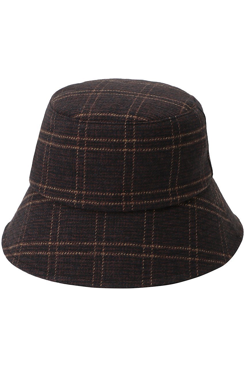 【ガリャルダガランテ/GALLARDAGALANTE】のバケットハット インテリア・キッズ・メンズ・レディースファッション・服の通販 founy(ファニー) 　ファッション　Fashion　レディースファッション　Fashion for Women　キャップ&ハット　Hats & Caps　シンプル　Simple, Minimal　チェック　Check, Plaid, Tartan　帽子　Hat, Headwear　A/W・秋冬　Autumn/Winter　ブラウン1|ID: prp329100004955360 ipo3291000000037181590