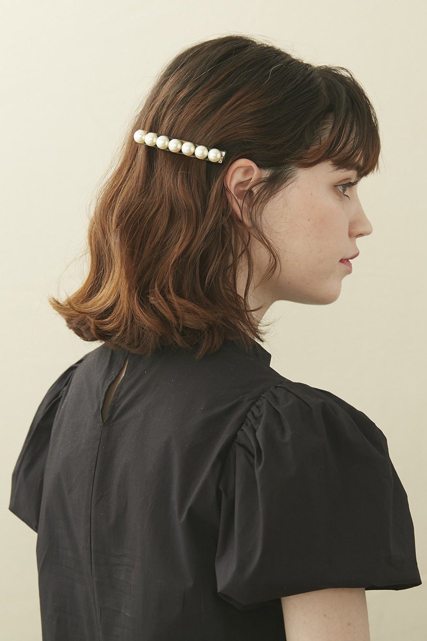 【アレクサンドル ドゥ パリ/ALEXANDRE DE PARIS】のバレッタ (8 cm) 人気、トレンドファッション・服の通販 founy(ファニー) 　ファッション　Fashion　レディースファッション　Fashion for Women　シュシュ&ヘアアクセ/ヘアアレンジ　Scrunchies & Hair Accessories　アクセサリー　Fashion Accessories　バレッタ　Barrette, Hair Clip　パーティ　Party, Party Style　パール　Pearl, Pearl Accent　フェミニン　Feminine, Girly　other-4|ID: prp329100004955369 ipo3291000000037181653