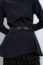 【ランバン オン ブルー/LANVIN en Bleu】のバックルレザーベルト 人気、トレンドファッション・服の通販 founy(ファニー) ファッション Fashion レディースファッション Fashion for Women バッグ Bags ベルト&ウエストマーク Belts & Waist Accessories ハンド Hand, Handmade ワンポイント One Point, Statement Accent エレガント 上品 Elegant thumbnail シルバー|ID: prp329100004955380 ipo3291000000037181722