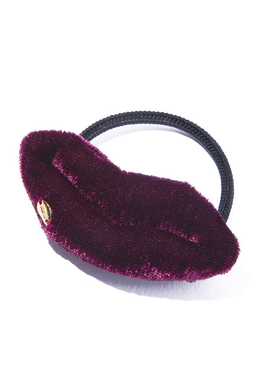 【イリスフォーセブン/IRIS 47】のlip plump ポニー インテリア・キッズ・メンズ・レディースファッション・服の通販 founy(ファニー) 　ファッション　Fashion　レディースファッション　Fashion for Women　シュシュ&ヘアアクセ/ヘアアレンジ　Scrunchies & Hair Accessories　なめらか　Smooth, Silky Texture　アクセサリー　Fashion Accessories　コレクション　Collection, Seasonal Line　スタイリッシュ　Stylish, Fashionable　ベルベット　Velvet, Velvety　モチーフ　Motif, Design Theme　リップ　Lip, Lip Motif　リュクス　Luxury, Elegant, High-End, Chic　ボルドー|ID: prp329100004955381 ipo3291000000037181732