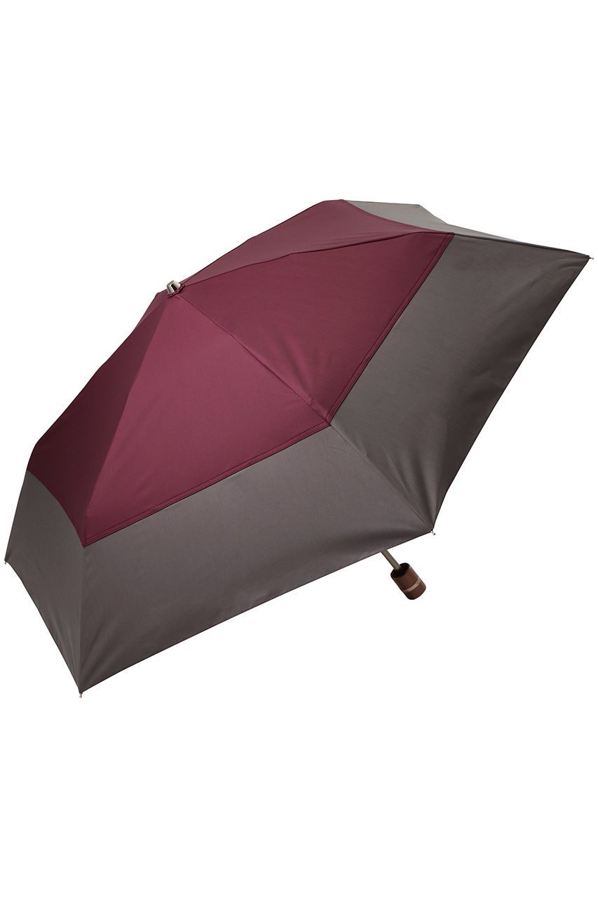 【グレイシー/Gracy】の晴雨兼用楽ミニ傘 Tender bicolor インテリア・キッズ・メンズ・レディースファッション・服の通販 founy(ファニー) 　ファッション　Fashion　レディースファッション　Fashion for Women　レイングッズ・傘・晴雨兼用傘　Umbrellas & Rain Gear　ウッド　Wooden Design　エレガント 上品　Elegant　コンパクト　Compact, Small Size　ハンカチ　Handkerchief, Hanky　ポーチ　Pouch, Small Case　傘　Umbrella, Parasol　日傘　Parasol, UV Umbrella　時計　Watch, Wristwatch　アマラント×ディープトープ|ID: prp329100004955421 ipo3291000000037182058