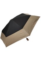 【グレイシー/Gracy】の晴雨兼用楽ミニ傘 Tender bicolor ブラック×オーク|ID: prp329100004955421 ipo3291000000037182059