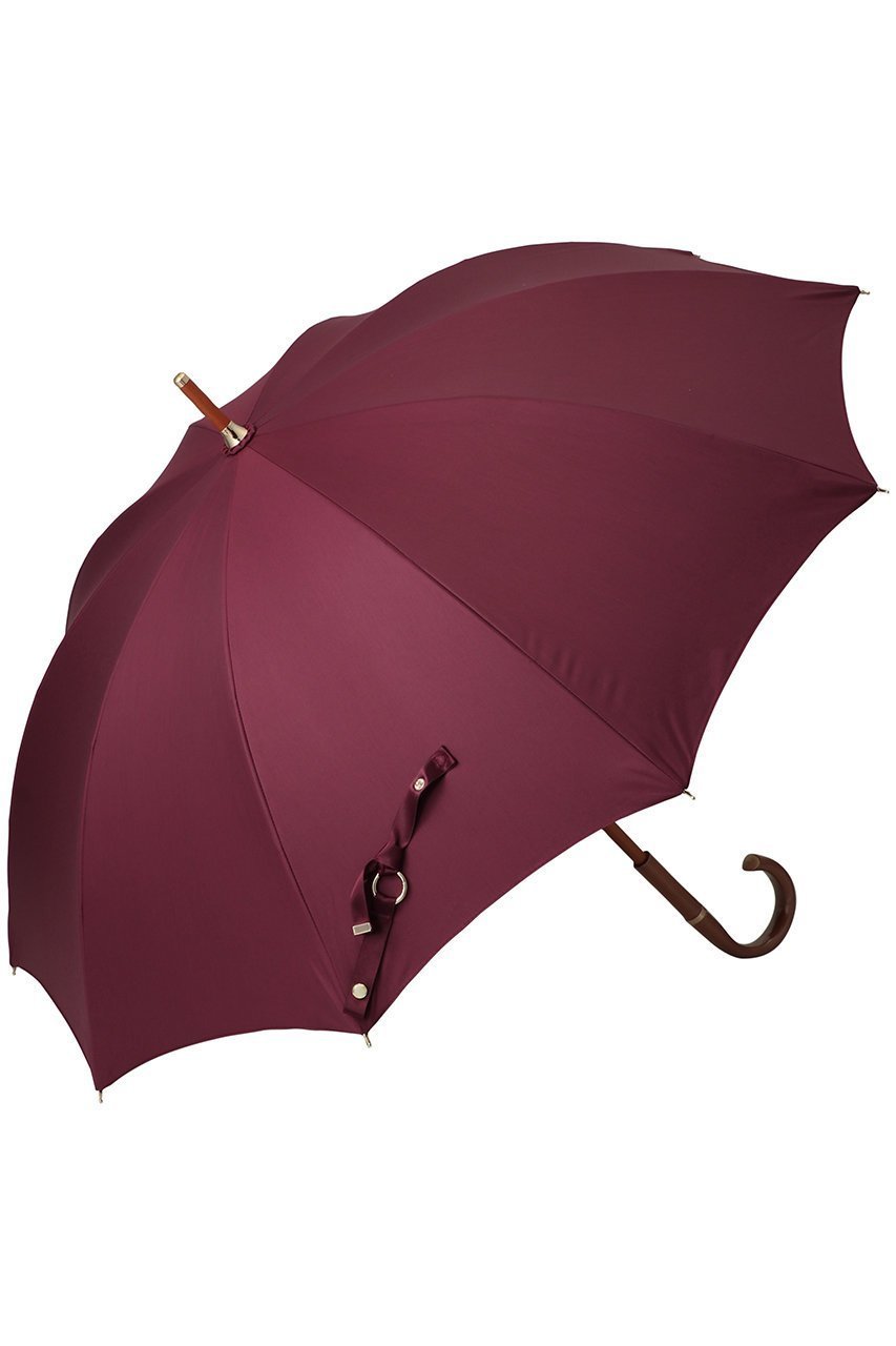 【グレイシー/Gracy】のSilhouette 晴雨兼用日傘 ショート長傘 インテリア・キッズ・メンズ・レディースファッション・服の通販 founy(ファニー) 　ファッション　Fashion　レディースファッション　Fashion for Women　レイングッズ・傘・晴雨兼用傘　Umbrellas & Rain Gear　ショート　Short, Short Length　ハンカチ　Handkerchief, Hanky　エレガント 上品　Elegant　傘　Umbrella, Parasol　日傘　Parasol, UV Umbrella　時計　Watch, Wristwatch　無地　Plain, Solid Color　アマラント|ID: prp329100004955451 ipo3291000000037182261