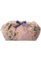 【イクコ/IKUKO】のリップル花柄プリント メイクポーチ ピンク|ID: prp329100004955455 ipo3291000000037182291