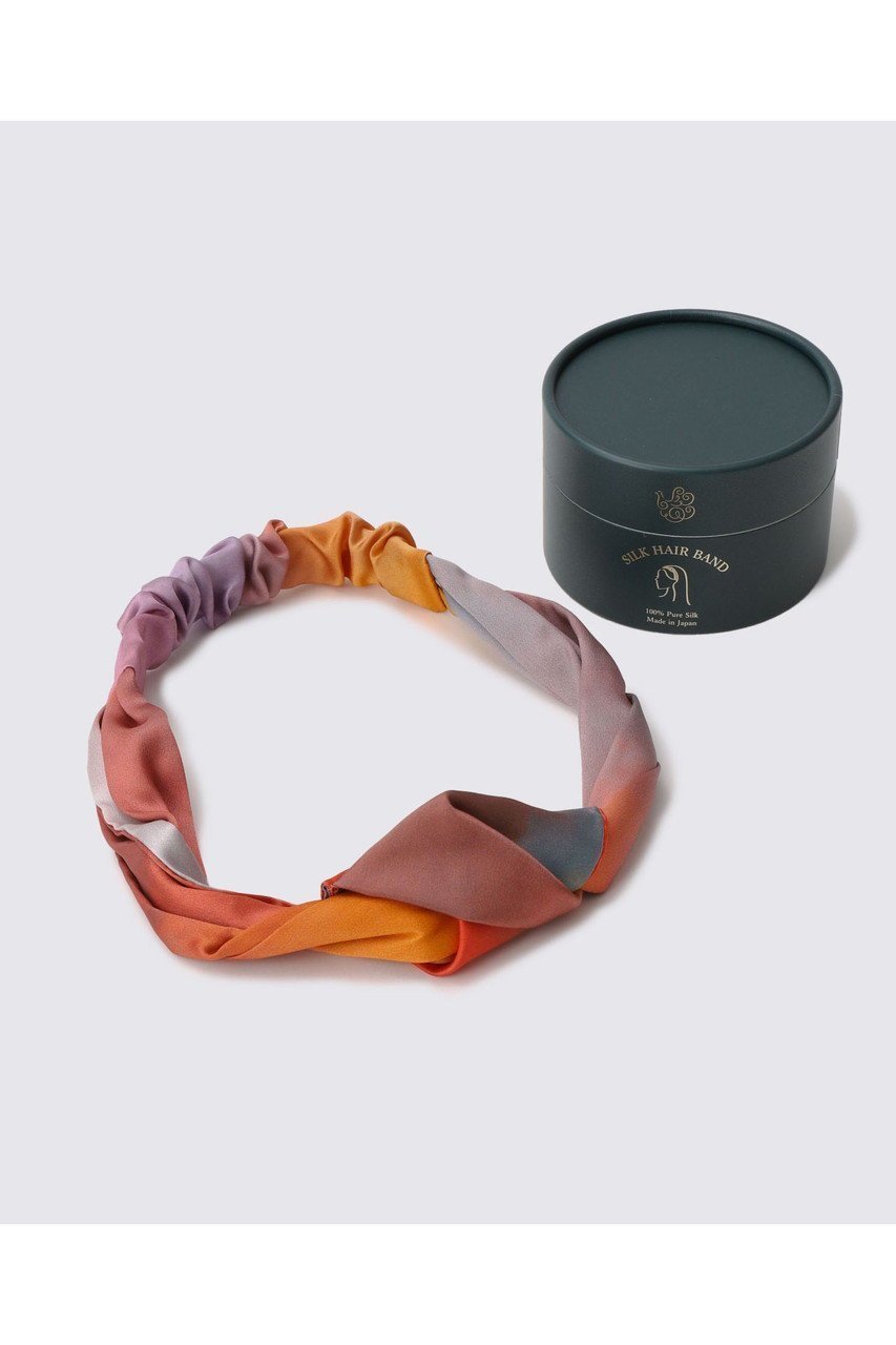 【フートーキョー/Foo Tokyo】のウォータカラー シルクヘアバンド インテリア・キッズ・メンズ・レディースファッション・服の通販 founy(ファニー) 　ファッション　Fashion　レディースファッション　Fashion for Women　シュシュ&ヘアアクセ/ヘアアレンジ　Scrunchies & Hair Accessories　おすすめ　Recommended / Our Picks　アクセサリー　Fashion Accessories　シルク　Silk, 100% Silk　パジャマ　Pajamas, Sleepwear　リボン　Ribbon, Bow　エレガント 上品　Elegant　イブニンググロー|ID: prp329100004955461 ipo3291000000037182338