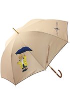 【ポロラルフローレン/POLO RALPH LAUREN】のRL婦人長傘ウーリーバックサテンプリントレインベア ベージュ|ID: prp329100004955462 ipo3291000000037182340