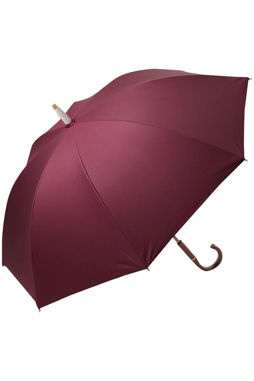 【グレイシー/Gracy】の晴雨兼用ショート長傘 Accent color インテリア・キッズ・メンズ・レディースファッション・服の通販 founy(ファニー) 　ファッション　Fashion　レディースファッション　Fashion for Women　レイングッズ・傘・晴雨兼用傘　Umbrellas & Rain Gear　ショート　Short, Short Length　シンプル　Simple, Minimal　スタイリッシュ　Stylish, Fashionable　ハンカチ　Handkerchief, Hanky　フォルム　Silhouette, Form　モダン　Modern, Contemporary　エレガント 上品　Elegant　傘　Umbrella, Parasol　夏　Summer　日傘　Parasol, UV Umbrella　時計　Watch, Wristwatch　アマラント|ID: prp329100004955467 ipo3291000000037182379