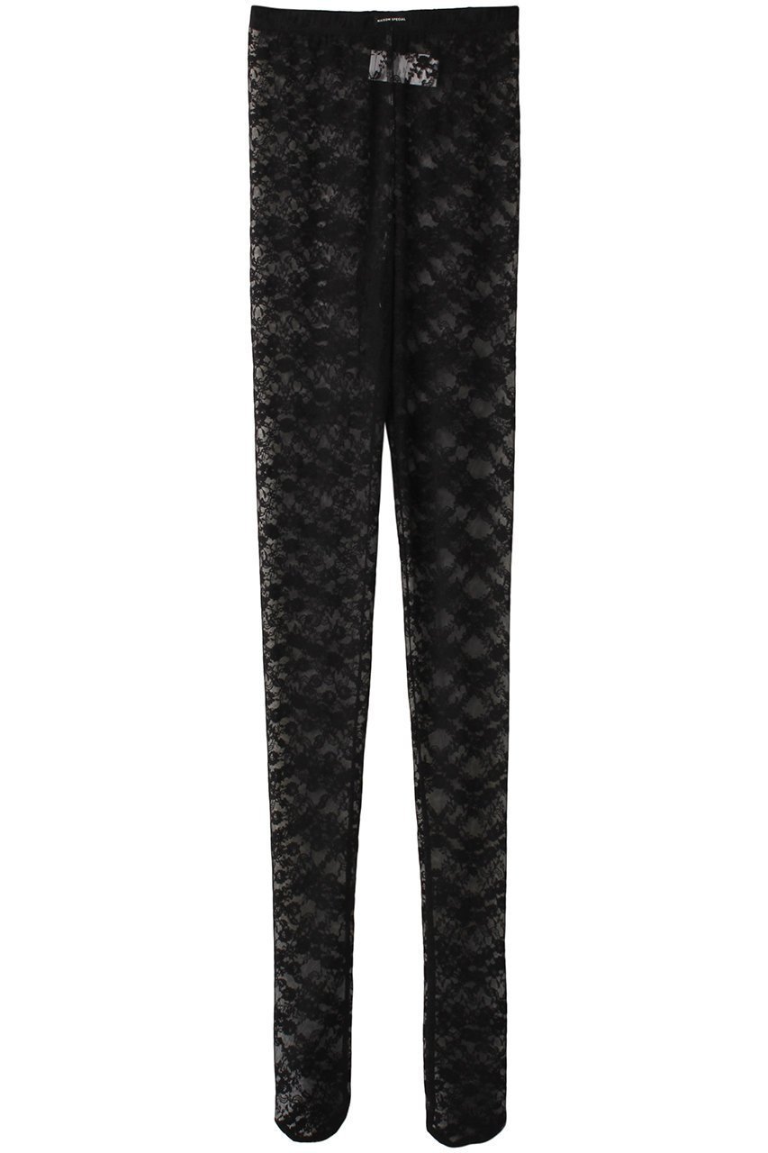 【メゾンスペシャル/MAISON SPECIAL】のレースタイツ インテリア・キッズ・メンズ・レディースファッション・服の通販 founy(ファニー) 　ファッション　Fashion　レディースファッション　Fashion for Women　タイツ＆レッグウェア&美脚効果　Tights & Sheer Legwear　レッグウェア・ストッキング　Legwear & Hosiery　おすすめ　Recommended / Our Picks　ストッキング　Stockings, Sheer Tights　タイツ　Tights, Legwear　レース　Lace, Lace Fabric　BLK(ブラック)|ID: prp329100004955469 ipo3291000000037182392