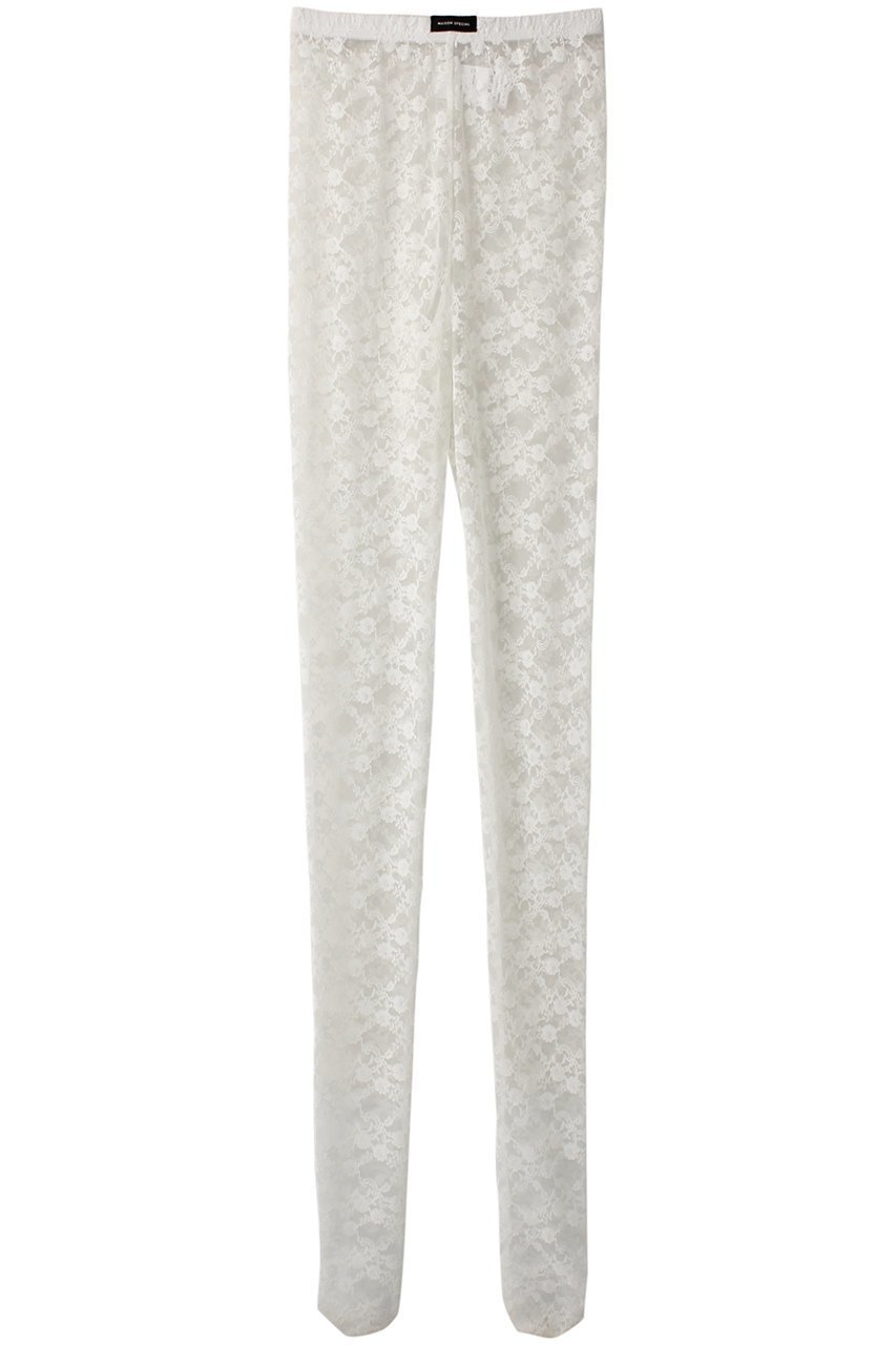 【メゾンスペシャル/MAISON SPECIAL】のレースタイツ インテリア・キッズ・メンズ・レディースファッション・服の通販 founy(ファニー) 　ファッション　Fashion　レディースファッション　Fashion for Women　タイツ＆レッグウェア&美脚効果　Tights & Sheer Legwear　レッグウェア・ストッキング　Legwear & Hosiery　おすすめ　Recommended / Our Picks　ストッキング　Stockings, Sheer Tights　タイツ　Tights, Legwear　レース　Lace, Lace Fabric　WHT(ホワイト)|ID: prp329100004955469 ipo3291000000037182393