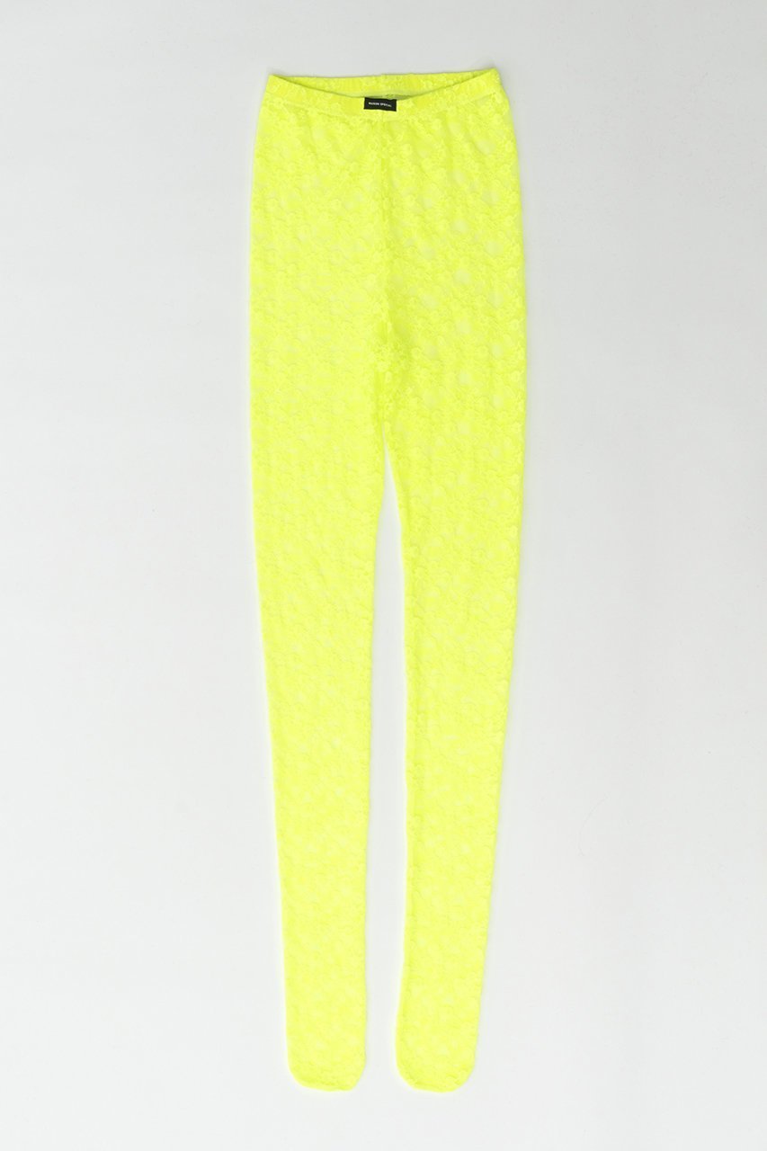 【メゾンスペシャル/MAISON SPECIAL】のレースタイツ インテリア・キッズ・メンズ・レディースファッション・服の通販 founy(ファニー) 　ファッション　Fashion　レディースファッション　Fashion for Women　タイツ＆レッグウェア&美脚効果　Tights & Sheer Legwear　レッグウェア・ストッキング　Legwear & Hosiery　おすすめ　Recommended / Our Picks　ストッキング　Stockings, Sheer Tights　タイツ　Tights, Legwear　レース　Lace, Lace Fabric　LIME(ライム)|ID: prp329100004955469 ipo3291000000037182397