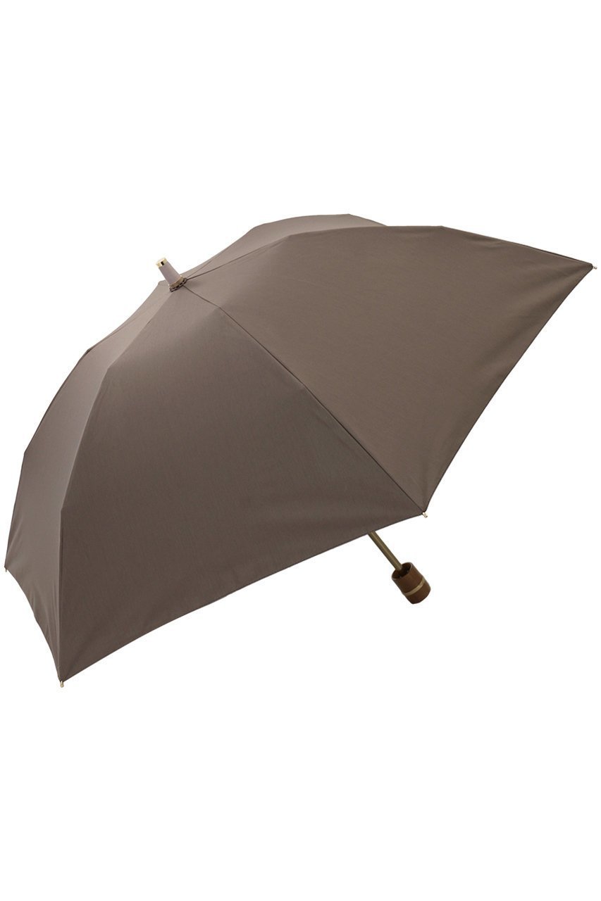 【グレイシー/Gracy】の晴雨兼用楽ミニ傘Accent color インテリア・キッズ・メンズ・レディースファッション・服の通販 founy(ファニー) 　ファッション　Fashion　レディースファッション　Fashion for Women　レイングッズ・傘・晴雨兼用傘　Umbrellas & Rain Gear　ウッド　Wooden Design　シンプル　Simple, Minimal　ハンカチ　Handkerchief, Hanky　エレガント 上品　Elegant　傘　Umbrella, Parasol　夏　Summer　春　Spring　S/S・春夏　SS, Spring/Summer, Warm Season　時計　Watch, Wristwatch　無地　Plain, Solid Color　ディープトープ|ID: prp329100004955471 ipo3291000000037182416