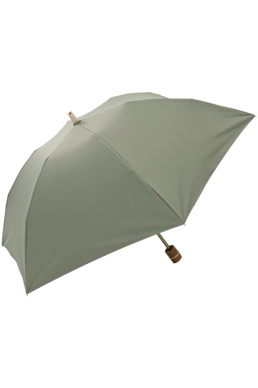【グレイシー/Gracy】の晴雨兼用楽ミニ傘Accent color インテリア・キッズ・メンズ・レディースファッション・服の通販 founy(ファニー) 　ファッション　Fashion　レディースファッション　Fashion for Women　レイングッズ・傘・晴雨兼用傘　Umbrellas & Rain Gear　ウッド　Wooden Design　シンプル　Simple, Minimal　ハンカチ　Handkerchief, Hanky　エレガント 上品　Elegant　傘　Umbrella, Parasol　夏　Summer　春　Spring　S/S・春夏　SS, Spring/Summer, Warm Season　時計　Watch, Wristwatch　無地　Plain, Solid Color　セージ|ID: prp329100004955471 ipo3291000000037182417