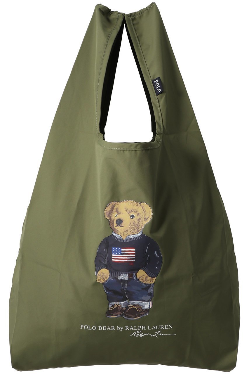 【ポロラルフローレン/POLO RALPH LAUREN】のポケッタブルレインバッグ ポロベアプリント インテリア・キッズ・メンズ・レディースファッション・服の通販 founy(ファニー) 　ファッション　Fashion　レディースファッション　Fashion for Women　レイングッズ・傘・晴雨兼用傘　Umbrellas & Rain Gear　コンパクト　Compact, Small Size　ハンカチ　Handkerchief, Hanky　プリント　Print, Printed Pattern　傘　Umbrella, Parasol　時計　Watch, Wristwatch　カーキ|ID: prp329100004955483 ipo3291000000037182502