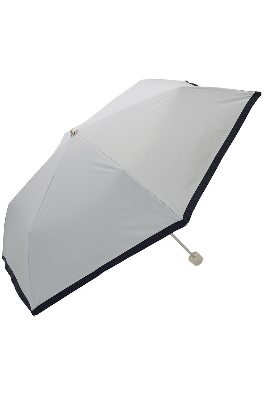 【ムーンバット/MOONBAT】の【Fuwacool】無地×グログランテープ 晴雨兼用日傘 軽量折りたたみ傘 インテリア・キッズ・メンズ・レディースファッション・服の通販 founy(ファニー) 　ファッション　Fashion　レディースファッション　Fashion for Women　レイングッズ・傘・晴雨兼用傘　Umbrellas & Rain Gear　コンパクト　Compact, Small Size　ハンカチ　Handkerchief, Hanky　傘　Umbrella, Parasol　日傘　Parasol, UV Umbrella　時計　Watch, Wristwatch　無地　Plain, Solid Color　軽量　Lightweight, Ultra Light　ライトグレー|ID: prp329100004955487 ipo3291000000037182527