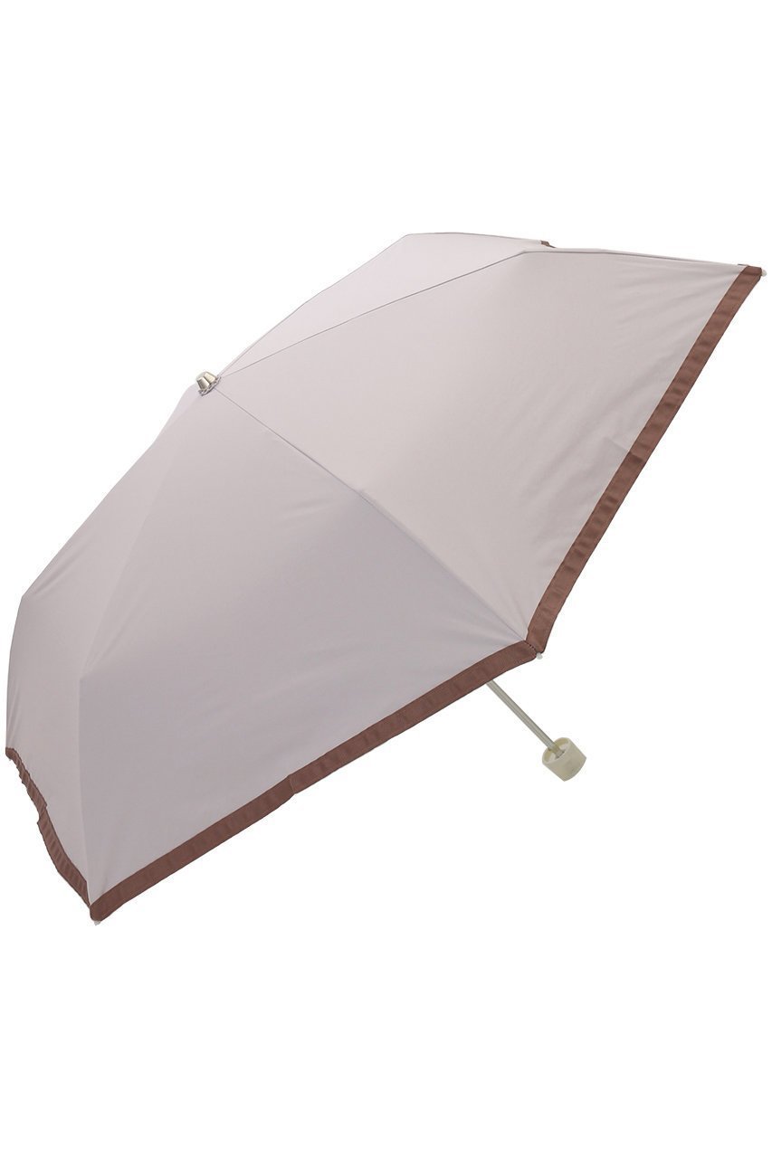 【ムーンバット/MOONBAT】の【Fuwacool】無地×グログランテープ 晴雨兼用日傘 軽量折りたたみ傘 インテリア・キッズ・メンズ・レディースファッション・服の通販 founy(ファニー) 　ファッション　Fashion　レディースファッション　Fashion for Women　レイングッズ・傘・晴雨兼用傘　Umbrellas & Rain Gear　コンパクト　Compact, Small Size　ハンカチ　Handkerchief, Hanky　傘　Umbrella, Parasol　日傘　Parasol, UV Umbrella　時計　Watch, Wristwatch　無地　Plain, Solid Color　軽量　Lightweight, Ultra Light　ペールピンク|ID: prp329100004955487 ipo3291000000037182529