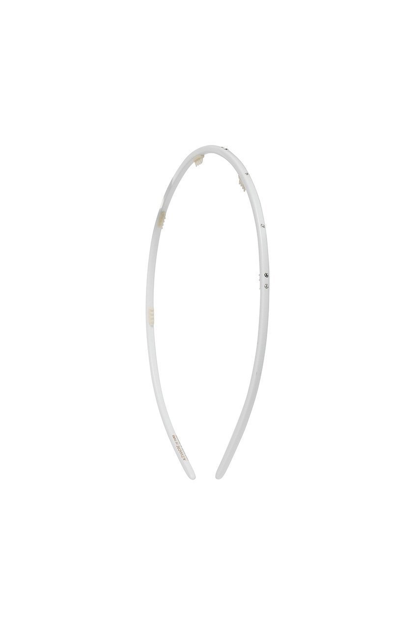 【アレクサンドル ドゥ パリ/ALEXANDRE DE PARIS】のカチューシャ (0.5 cm) インテリア・キッズ・メンズ・レディースファッション・服の通販 founy(ファニー) 　ファッション　Fashion　レディースファッション　Fashion for Women　シュシュ&ヘアアクセ/ヘアアレンジ　Scrunchies & Hair Accessories　おすすめ　Recommended / Our Picks　アクセサリー　Fashion Accessories　クリスタル　Crystal, Swarovski　スリム　Slim, Slim Fit　スワロフスキー　Swarovski, Crystal Accent　ランダム　Random, Irregular　ホワイト(P)|ID: prp329100004955492 ipo3291000000037182566