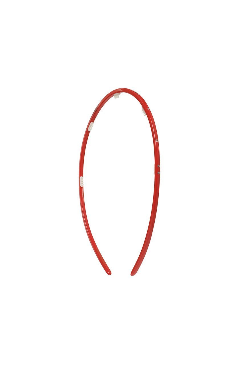 【アレクサンドル ドゥ パリ/ALEXANDRE DE PARIS】のカチューシャ (0.5 cm) インテリア・キッズ・メンズ・レディースファッション・服の通販 founy(ファニー) 　ファッション　Fashion　レディースファッション　Fashion for Women　シュシュ&ヘアアクセ/ヘアアレンジ　Scrunchies & Hair Accessories　おすすめ　Recommended / Our Picks　アクセサリー　Fashion Accessories　クリスタル　Crystal, Swarovski　スリム　Slim, Slim Fit　スワロフスキー　Swarovski, Crystal Accent　ランダム　Random, Irregular　レッド(R)|ID: prp329100004955492 ipo3291000000037182568