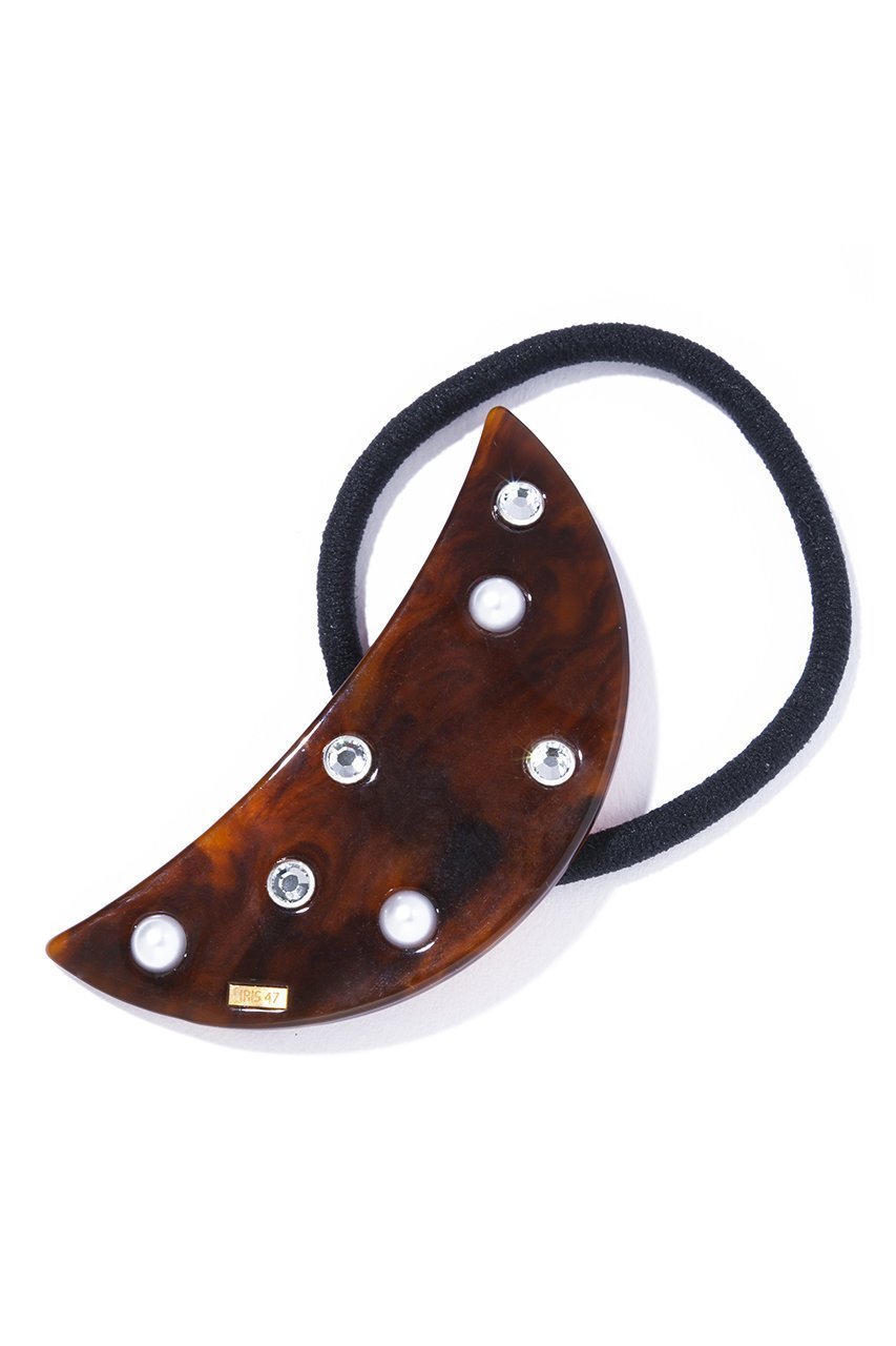 【イリスフォーセブン/IRIS 47】のtsuki ポニー インテリア・キッズ・メンズ・レディースファッション・服の通販 founy(ファニー) 　ファッション　Fashion　レディースファッション　Fashion for Women　シュシュ&ヘアアクセ/ヘアアレンジ　Scrunchies & Hair Accessories　おすすめ　Recommended / Our Picks　アクセサリー　Fashion Accessories　ガラス　Glass, Glassware　シェイプ　Shape, Slim Fit　パール　Pearl, Pearl Accent　モダン　Modern, Contemporary　モチーフ　Motif, Design Theme　エレガント 上品　Elegant　ブラウン|ID: prp329100004955494 ipo3291000000037182579