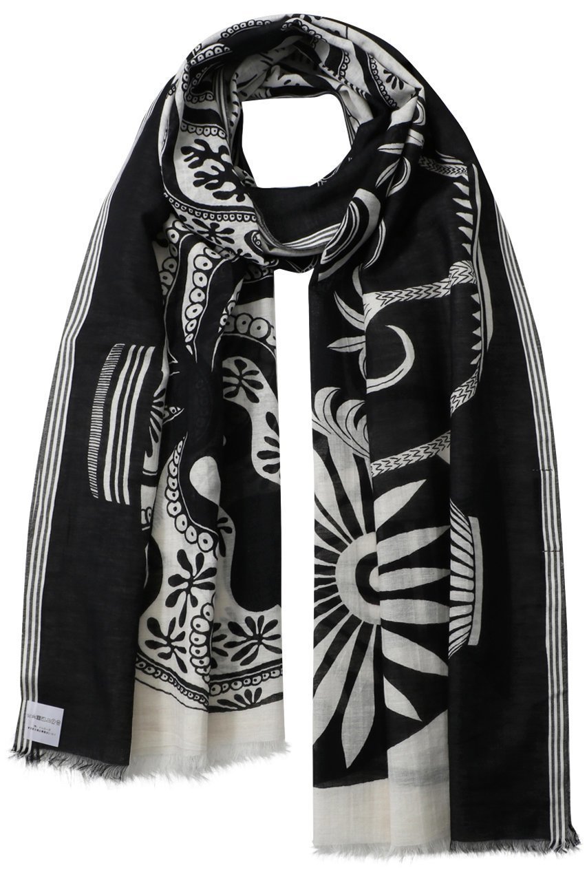 【プレインピープル/PLAIN PEOPLE】の【INOUI EDITIONS】MYKONOSストール 人気、トレンドファッション・服の通販 founy(ファニー) 　ファッション　Fashion　レディースファッション　Fashion for Women　ストール　Soft & Warm Scarves　マフラー・スヌード / 冬小物の定番　Scarves & Mufflers　ストール　Stole, Wrap　フランス　France, French　マフラー　Scarf, Muffler　モノトーン　Monotone, Black and White　人気　Popular, Best Seller　 other-1|ID: prp329100004955506 ipo3291000000037182664