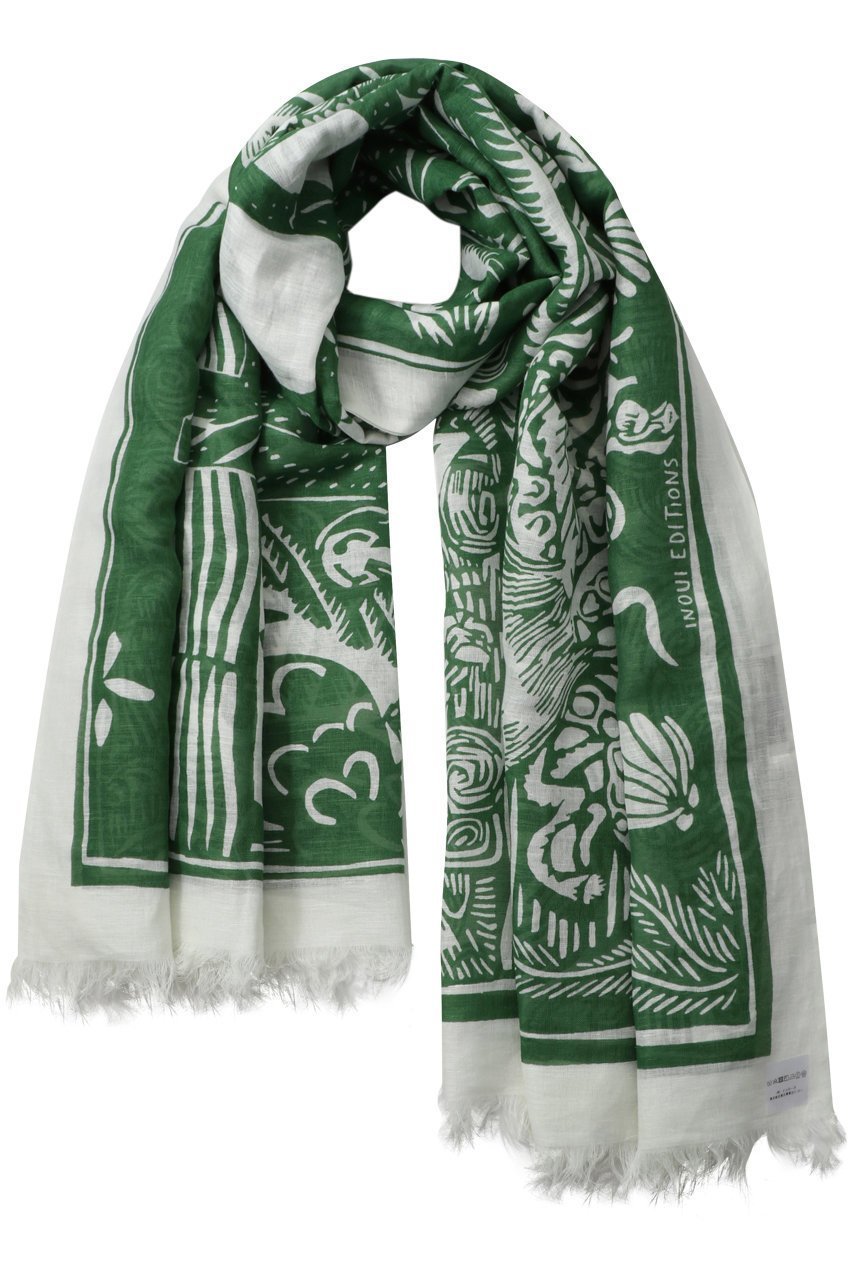 【プレインピープル/PLAIN PEOPLE】の【INOUI EDITIONS】DUFYストール 人気、トレンドファッション・服の通販 founy(ファニー) 　ファッション　Fashion　レディースファッション　Fashion for Women　ストール　Soft & Warm Scarves　マフラー・スヌード / 冬小物の定番　Scarves & Mufflers　ストール　Stole, Wrap　フランス　France, French　プリント　Print, Printed Pattern　マフラー　Scarf, Muffler　リネン　Linen, Linen Fabric　人気　Popular, Best Seller　 other-1|ID: prp329100004955531 ipo3291000000037182809