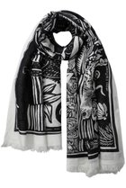 【プレインピープル/PLAIN PEOPLE】の【INOUI EDITIONS】DUFYストール 人気、トレンドファッション・服の通販 founy(ファニー) ファッション Fashion レディースファッション Fashion for Women ストール Soft & Warm Scarves マフラー・スヌード / 冬小物の定番 Scarves & Mufflers ストール Stole, Wrap フランス France, French プリント Print, Printed Pattern マフラー Scarf, Muffler リネン Linen, Linen Fabric 人気 Popular, Best Seller thumbnail ブラック|ID: prp329100004955531 ipo3291000000037182811