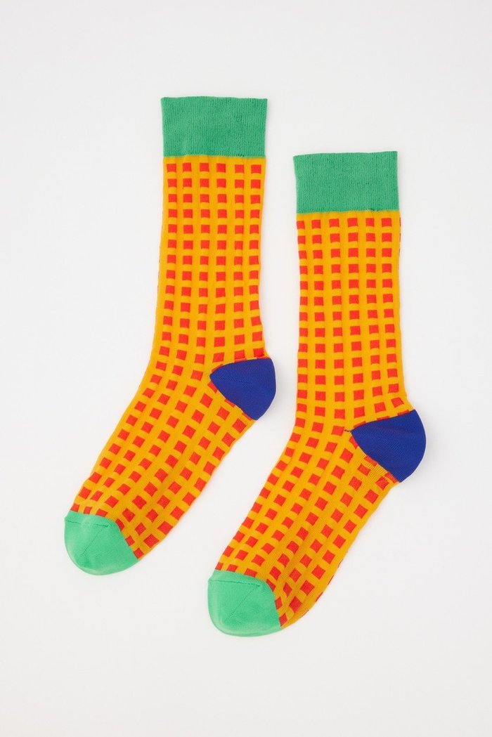 【ナゴンスタンス/nagonstans】のGrid Socks/ソックス インテリア・キッズ・メンズ・レディースファッション・服の通販 founy(ファウニー) https://founy.com/ ファッション Fashion レディースファッション Fashion for Women ソックス&靴下 Socks & Hosiery レッグウェア・ストッキング Legwear & Hosiery ソックス Socks, Hosiery 春 Spring |ID: prp329100004955539 ipo3291000000037182864
