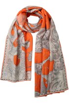 【プレインピープル/PLAIN PEOPLE】の【INOUI EDITIONS】ASTROLOGIEストール 人気、トレンドファッション・服の通販 founy(ファニー) ファッション Fashion レディースファッション Fashion for Women ストール Soft & Warm Scarves マフラー・スヌード / 冬小物の定番 Scarves & Mufflers なめらか Smooth, Silky Texture ストール Stole, Wrap フランス France, French プリント Print, Printed Pattern マフラー Scarf, Muffler エレガント 上品 Elegant 人気 Popular, Best Seller thumbnail オレンジ|ID: prp329100004955547 ipo3291000000037182917