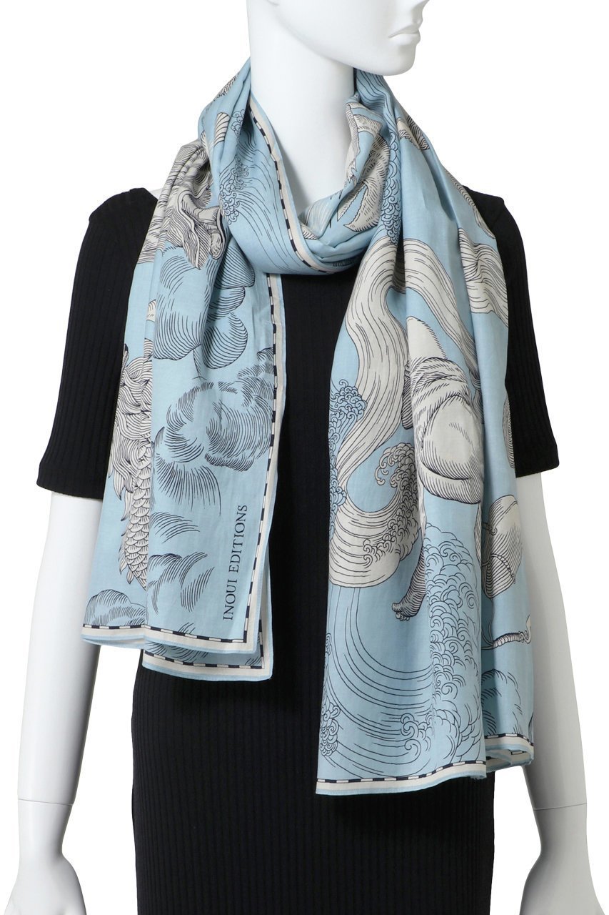 【プレインピープル/PLAIN PEOPLE】の【INOUI EDITIONS】ASTROLOGIEストール 人気、トレンドファッション・服の通販 founy(ファニー) 　ファッション　Fashion　レディースファッション　Fashion for Women　ストール　Soft & Warm Scarves　マフラー・スヌード / 冬小物の定番　Scarves & Mufflers　なめらか　Smooth, Silky Texture　ストール　Stole, Wrap　フランス　France, French　プリント　Print, Printed Pattern　マフラー　Scarf, Muffler　エレガント 上品　Elegant　人気　Popular, Best Seller　other-2|ID: prp329100004955547 ipo3291000000037182918