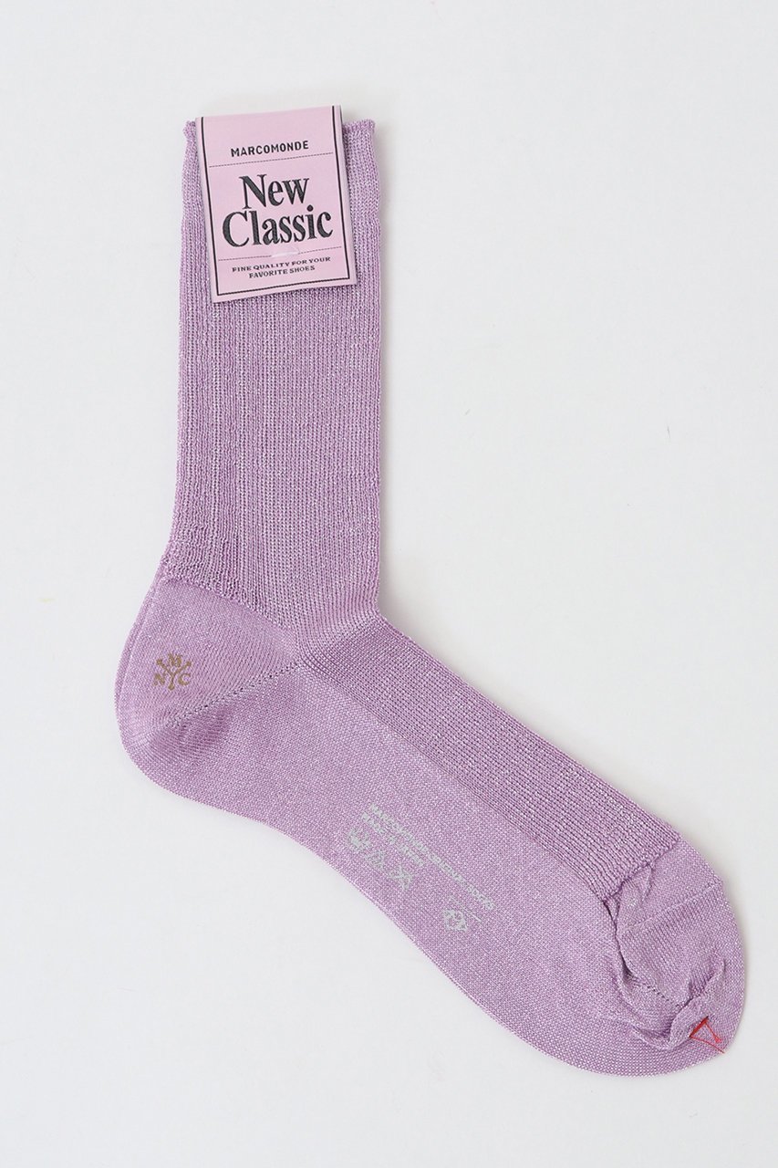 【マルティニーク/martinique】の《定番》【MARCOMONDE】グリッターリブソックス インテリア・キッズ・メンズ・レディースファッション・服の通販 founy(ファニー) 　ファッション　Fashion　レディースファッション　Fashion for Women　ソックス&靴下　Socks & Hosiery　レッグウェア・ストッキング　Legwear & Hosiery　ソックス　Socks, Hosiery　ラベンダー　Lavender　定番　Standard, Basic Item　ライラック|ID: prp329100004955549 ipo3291000000037182926