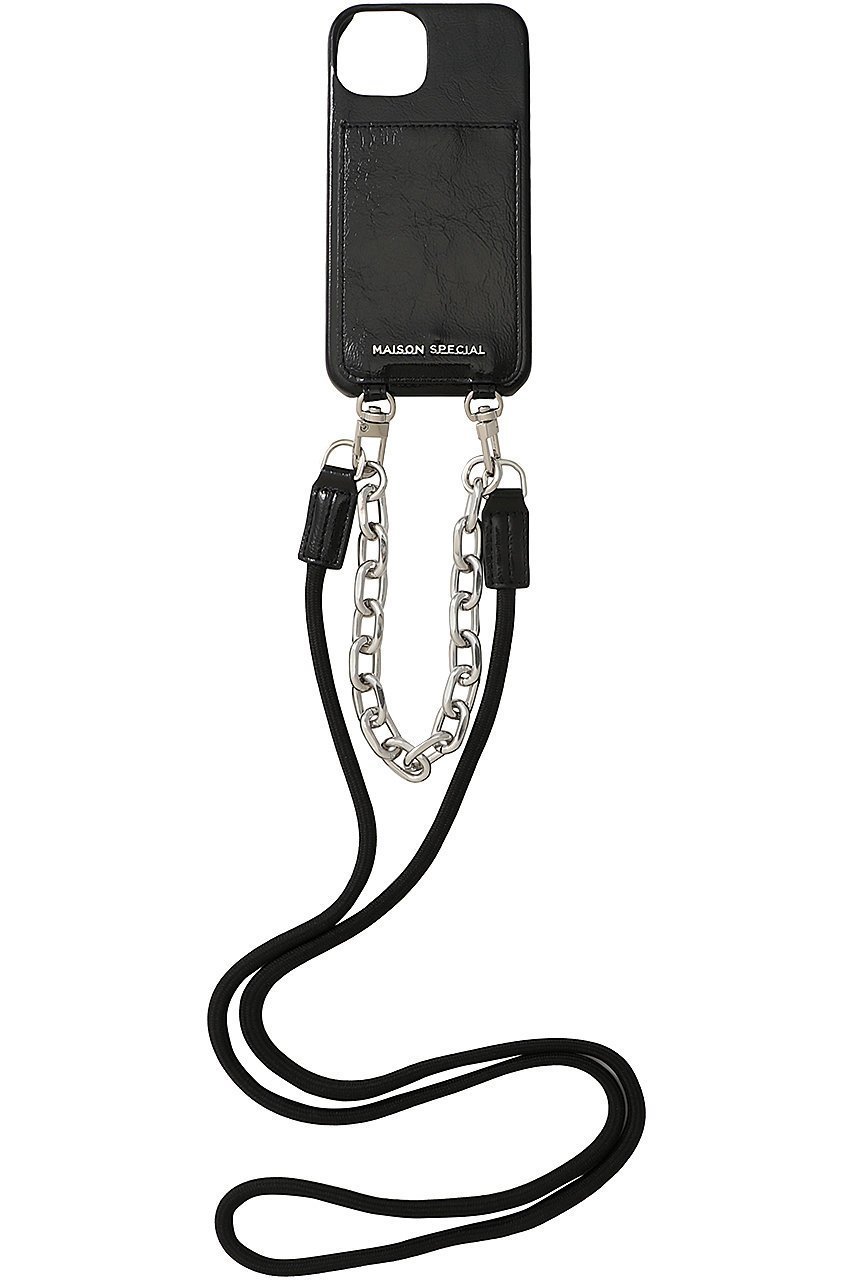 【メゾンスペシャル/MAISON SPECIAL】のMultifabric iPhone Case/マルチファブリックiPhoneケース 人気、トレンドファッション・服の通販 founy(ファニー) 　ファッション　Fashion　レディースファッション　Fashion for Women　エナメル　Patent Leather　カラフル　Colorful Design　ショルダー　Shoulder, Shoulder Strap　シリコン　Silicone, Silicone Material　シンプル　Simple, Minimal　パイソン　Python, Snakeskin Pattern　フェイクレザー　Faux Leather, PU Leather　プレート　Plate, Dish　ポケット　Pocket, Pocket Detail　メタリック　Metallic, Shiny Finish　レオパード　Leopard, Animal Print　iPhone アイフォーン　iPhone　 other-1|ID: prp329100004955554 ipo3291000000037182950