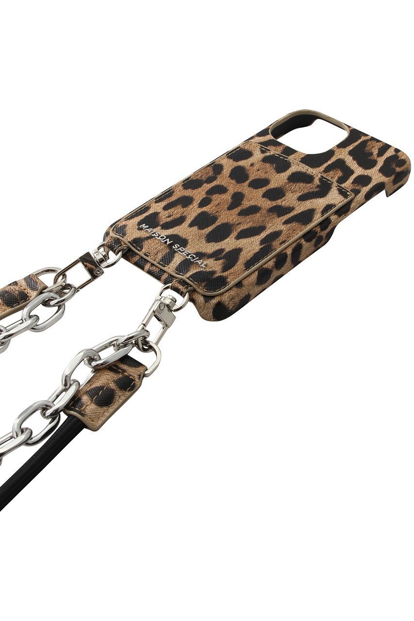 【メゾンスペシャル/MAISON SPECIAL】のMultifabric iPhone Case/マルチファブリックiPhoneケース 人気、トレンドファッション・服の通販 founy(ファニー) 　ファッション　Fashion　レディースファッション　Fashion for Women　エナメル　Patent Leather　カラフル　Colorful Design　ショルダー　Shoulder, Shoulder Strap　シリコン　Silicone, Silicone Material　シンプル　Simple, Minimal　パイソン　Python, Snakeskin Pattern　フェイクレザー　Faux Leather, PU Leather　プレート　Plate, Dish　ポケット　Pocket, Pocket Detail　メタリック　Metallic, Shiny Finish　レオパード　Leopard, Animal Print　iPhone アイフォーン　iPhone　other-5|ID: prp329100004955554 ipo3291000000037182960