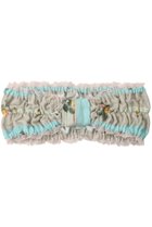 【イクコ/IKUKO】のダブルガーゼ起毛花柄プリント ターバン グレー|ID: prp329100004955560 ipo3291000000037183002