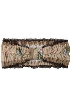 【イクコ/IKUKO】のダブルガーゼ起毛花柄プリント ターバン ブラウン|ID: prp329100004955560 ipo3291000000037183003