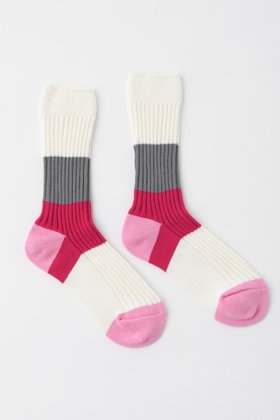 【ナゴンスタンス/nagonstans】のBi-color Socks/ソックス 大人の最旬トレンドファッション＆コーディネート founy(ファウニー) ファッション Fashion レディースファッション Fashion for Women ソックス&靴下 Socks & Hosiery レッグウェア・ストッキング Legwear & Hosiery サンダル Sandals, Summer Shoes ソックス Socks, Hosiery 人気 Popular, Best Seller 定番 Standard, Basic Item 春 Spring |ID:prp329100004955564