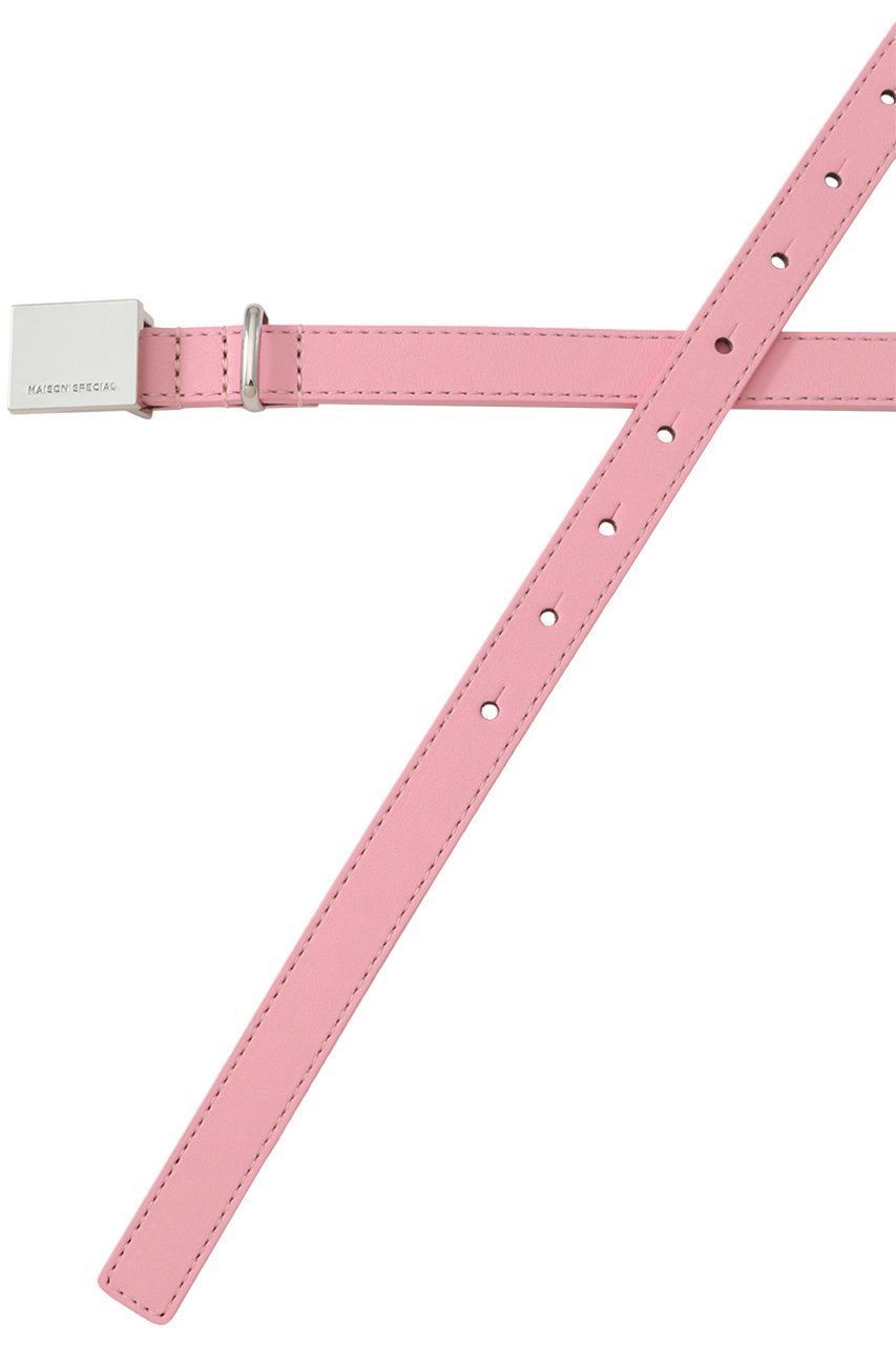 【メゾンスペシャル/MAISON SPECIAL】のPlate Logo Belt/プレートロゴベルト 人気、トレンドファッション・服の通販 founy(ファニー) 　ファッション　Fashion　レディースファッション　Fashion for Women　ベルト&ウエストマーク　Belts & Waist Accessories　シンプル　Simple, Minimal　ジャケット　Jacket, Outerwear　フェイクレザー　Faux Leather, PU Leather　プレート　Plate, Dish　メタル　Metal, Metal Parts　リアル　Real, Realistic　other-4|ID: prp329100004955583 ipo3291000000037183141