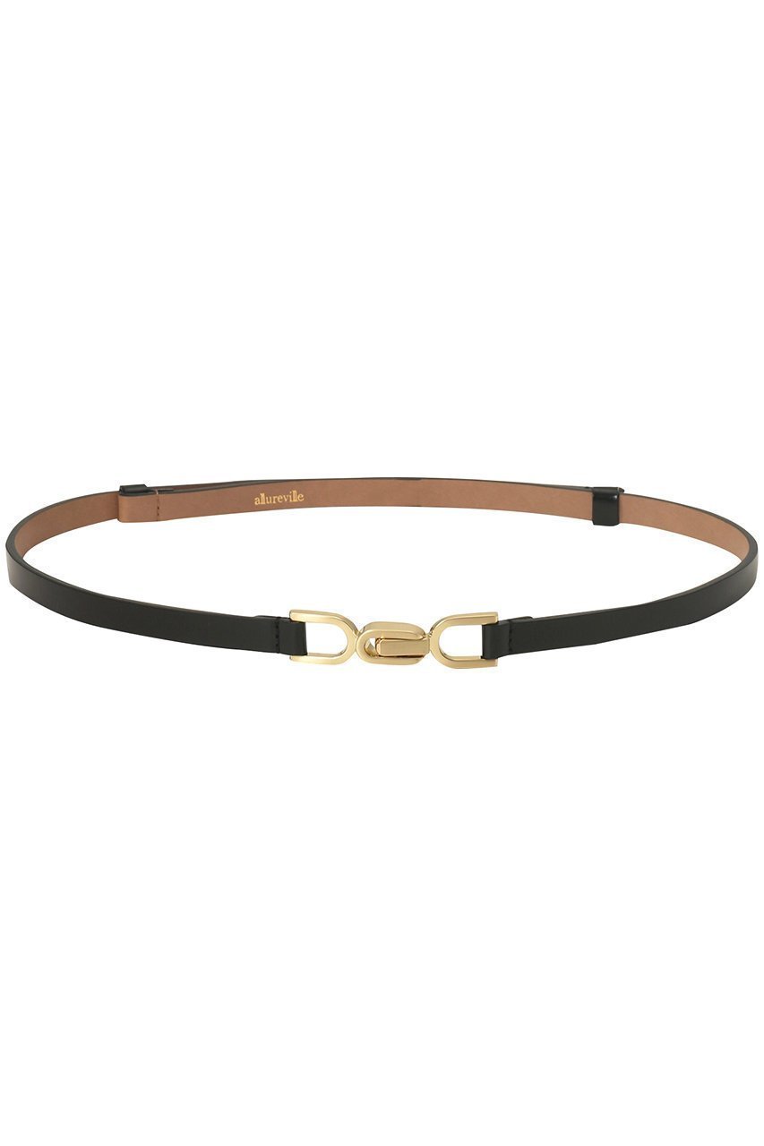 【アルアバイル/allureville】のクロスパーツ細ベルト A インテリア・キッズ・メンズ・レディースファッション・服の通販 founy(ファニー) 　ファッション　Fashion　レディースファッション　Fashion for Women　ベルト&ウエストマーク　Belts & Waist Accessories　シンプル　Simple, Minimal　トレンド　Trend, Trending Now　エレガント 上品　Elegant　ブラック|ID: prp329100004955588 ipo3291000000037183170