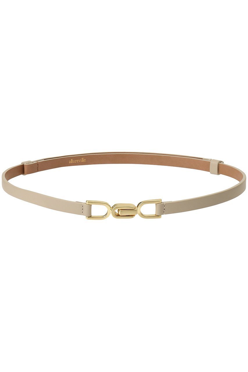 【アルアバイル/allureville】のクロスパーツ細ベルト A インテリア・キッズ・メンズ・レディースファッション・服の通販 founy(ファニー) 　ファッション　Fashion　レディースファッション　Fashion for Women　ベルト&ウエストマーク　Belts & Waist Accessories　シンプル　Simple, Minimal　トレンド　Trend, Trending Now　エレガント 上品　Elegant　ベージュ|ID: prp329100004955588 ipo3291000000037183171