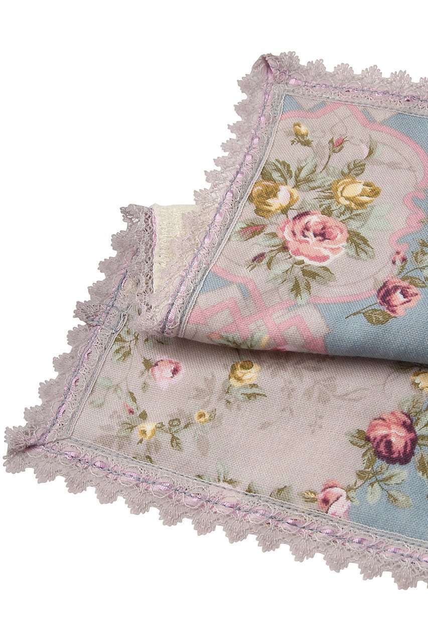 【イクコ/IKUKO】のダブルガーゼ花柄プリントハンカチ 人気、トレンドファッション・服の通販 founy(ファニー) 　ファッション　Fashion　レディースファッション　Fashion for Women　レイングッズ・傘・晴雨兼用傘　Umbrellas & Rain Gear　おすすめ　Recommended / Our Picks　ギフト プレゼント　Gift / Present　タオル　Towel, Bath Towel　ダブル　Double, Double-Breasted　ハンカチ　Handkerchief, Hanky　ビンテージ　Vintage, Retro Style　フラワー　Flower, Floral　プリント　Print, Printed Pattern　ポーチ　Pouch, Small Case　レース　Lace, Lace Fabric　傘　Umbrella, Parasol　時計　Watch, Wristwatch　other-3|ID: prp329100004955591 ipo3291000000037183197