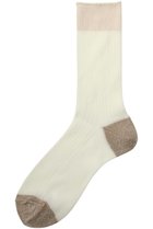 【エリオポール/heliopole】の【MARCOMONDE】RIB 2TONE ソックス アイボリー|ID: prp329100004955616 ipo3291000000037183358