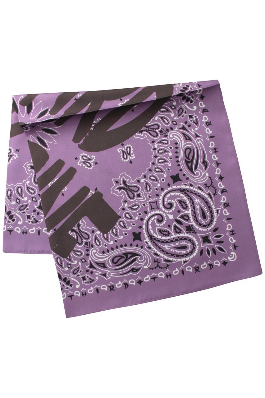 【サードマガジン/THIRD MAGAZINE】のバンダナプリントシルクスカーフ インテリア・キッズ・メンズ・レディースファッション・服の通販 founy(ファニー) 　ファッション　Fashion　レディースファッション　Fashion for Women　ストール　Soft & Warm Scarves　マフラー・スヌード / 冬小物の定番　Scarves & Mufflers　アクセサリー　Fashion Accessories　シルク　Silk, 100% Silk　スカーフ　Scarf, Neckwear　ストール　Stole, Wrap　プリント　Print, Printed Pattern　ペイズリー　Paisley, Ethnic Pattern　マフラー　Scarf, Muffler　帽子　Hat, Headwear　パープル|ID: prp329100004955624 ipo3291000000037183410