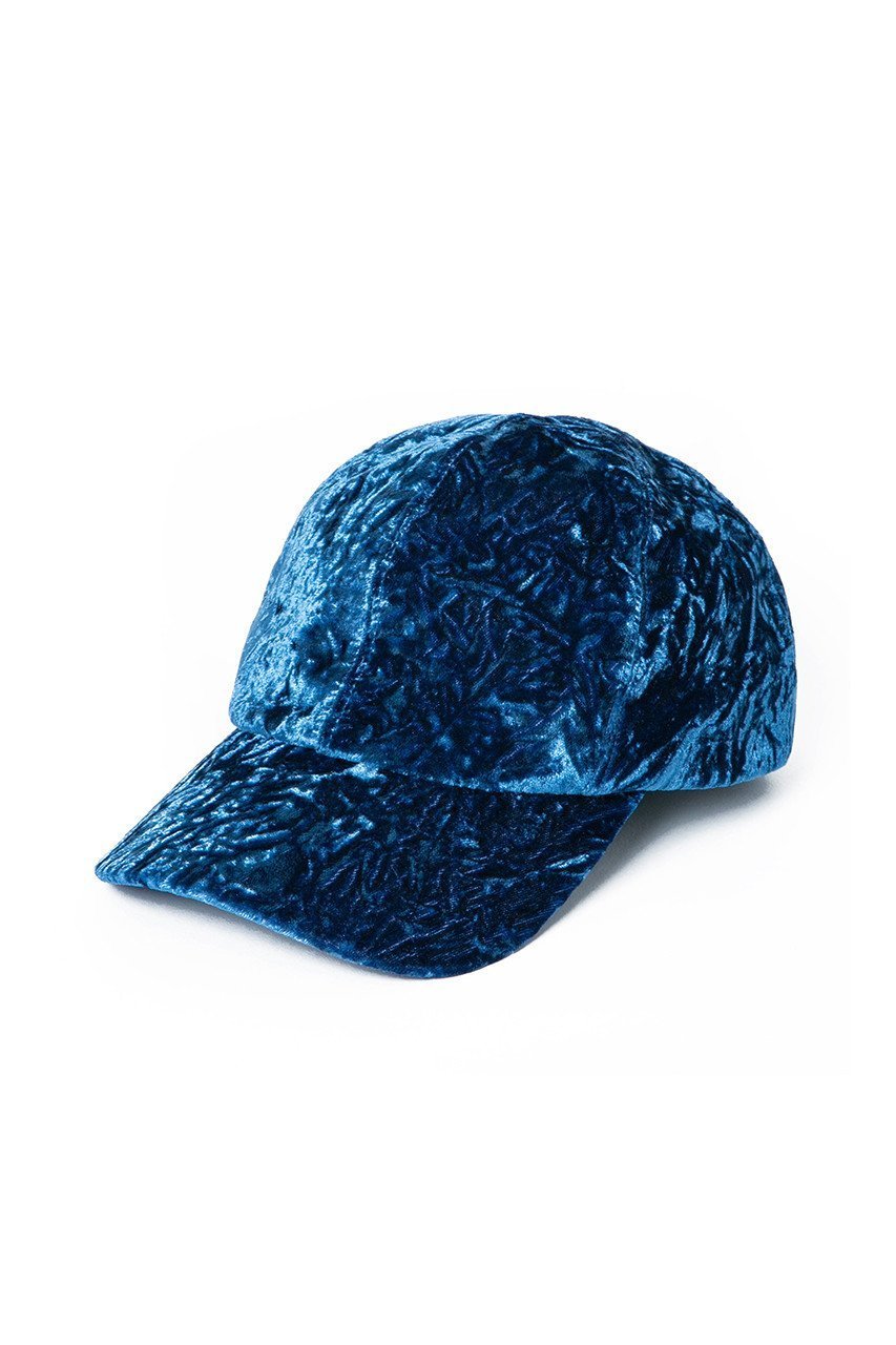 【イリスフォーセブン/IRIS 47】のpush キャップ インテリア・キッズ・メンズ・レディースファッション・服の通販 founy(ファニー) 　ファッション　Fashion　レディースファッション　Fashion for Women　キャップ&ハット　Hats & Caps　キャップ　Cap, Baseball Cap　クラッシュ　Distressed, Crashed Style　シャーリング　Shirring, Ruched　フィット　Fit, Slim Fit　ベロア　Velour, Soft Velvet　モダン　Modern, Contemporary　帽子　Hat, Headwear　ブルー|ID: prp329100004955641 ipo3291000000037183541