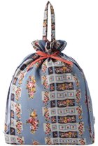 【イクコ/IKUKO】のシングルガーゼ花柄プリント巾着バッグ 人気、トレンドファッション・服の通販 founy(ファニー) ファッション Fashion レディースファッション Fashion for Women バッグ Bags ポーチ&ミニバッグ Pouches & Mini Bags エレガント 上品 Elegant プリント Print, Printed Pattern ポーチ Pouch, Small Case リボン Ribbon, Bow 巾着 Drawstring Bag, Kinchaku 旅行 Travel thumbnail ブルー|ID: prp329100004955656 ipo3291000000037183666
