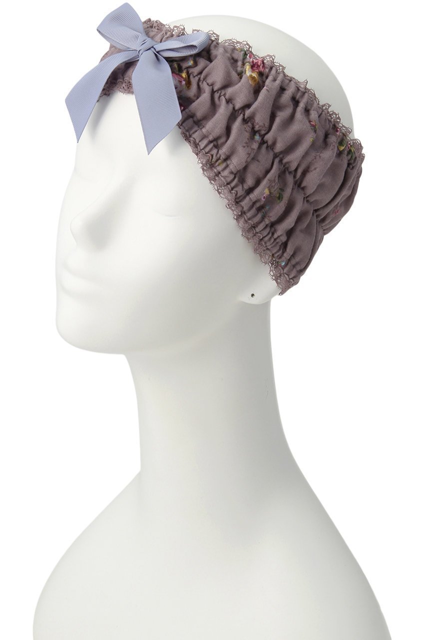 【イクコ/IKUKO】のダブルガーゼ花柄プリント ターバン 人気、トレンドファッション・服の通販 founy(ファニー) 　ファッション　Fashion　レディースファッション　Fashion for Women　シュシュ&ヘアアクセ/ヘアアレンジ　Scrunchies & Hair Accessories　おすすめ　Recommended / Our Picks　アクセサリー　Fashion Accessories　ギフト プレゼント　Gift / Present　セットアップ　Set-Up, Coordinated Outfit　ターバン　Turban, Headband　ダブル　Double, Double-Breasted　パジャマ　Pajamas, Sleepwear　フィット　Fit, Slim Fit　フェミニン　Feminine, Girly　フラワー　Flower, Floral　プリント　Print, Printed Pattern　リボン　Ribbon, Bow　レース　Lace, Lace Fabric　吸水　Absorbent, Quick-Dry　定番　Standard, Basic Item　other-2|ID: prp329100004955671 ipo3291000000037183779
