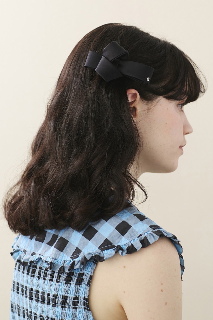 【アレクサンドル ドゥ パリ/ALEXANDRE DE PARIS】のバレッタ (8 cm) 人気、トレンドファッション・服の通販 founy(ファニー) 　ファッション　Fashion　レディースファッション　Fashion for Women　シュシュ&ヘアアクセ/ヘアアレンジ　Scrunchies & Hair Accessories　アクセサリー　Fashion Accessories　シンプル　Simple, Minimal　スーツ　Suit, Formalwear　バレッタ　Barrette, Hair Clip　リボン　Ribbon, Bow　エレガント 上品　Elegant　other-4|ID: prp329100004955690 ipo3291000000037183887