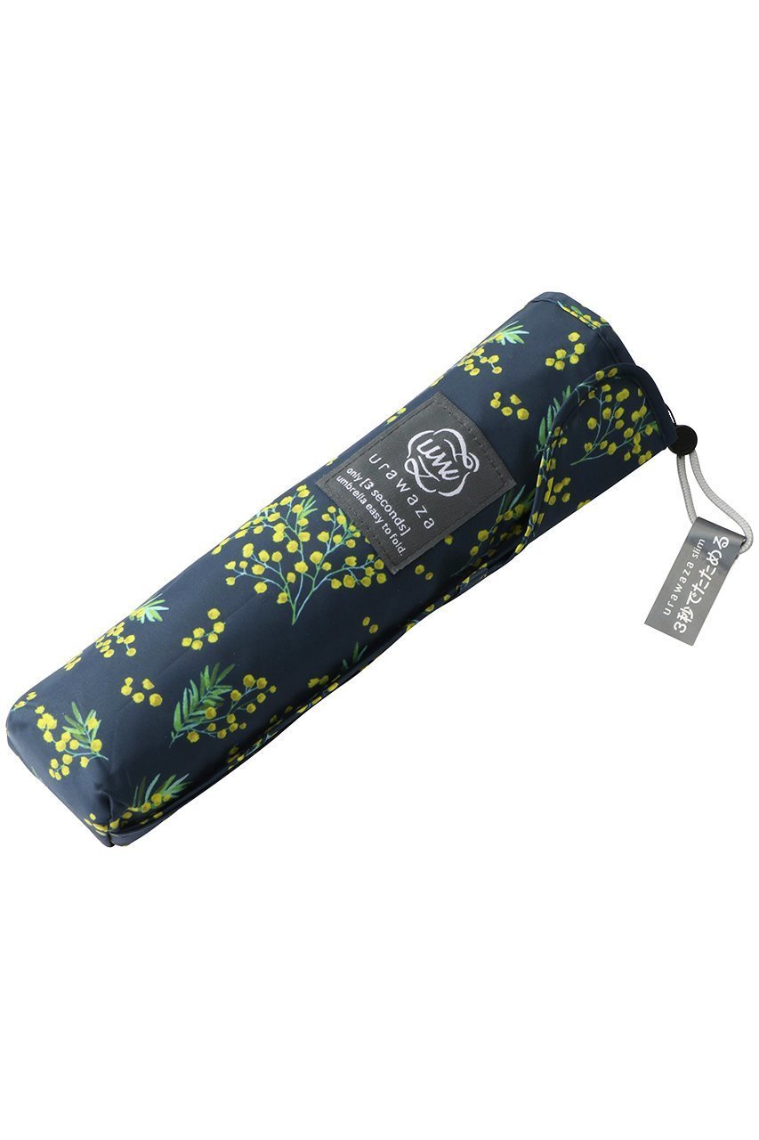 【ムーンバット/MOONBAT】のurawaza slim55 UVミモザガーデン 人気、トレンドファッション・服の通販 founy(ファニー) 　ファッション　Fashion　レディースファッション　Fashion for Women　レイングッズ・傘・晴雨兼用傘　Umbrellas & Rain Gear　イエロー　Yellow　ガーデン　Garden, Gardening　コンパクト　Compact, Small Size　ハンカチ　Handkerchief, Hanky　フェミニン　Feminine, Girly　プリント　Print, Printed Pattern　傘　Umbrella, Parasol　時計　Watch, Wristwatch　軽量　Lightweight, Ultra Light　other-2|ID: prp329100004955691 ipo3291000000037183890
