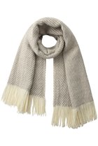 【プリスティン/PRISTINE】のウールアルパカツイル二重織ストール グレー|ID: prp329100004955732 ipo3291000000037184184