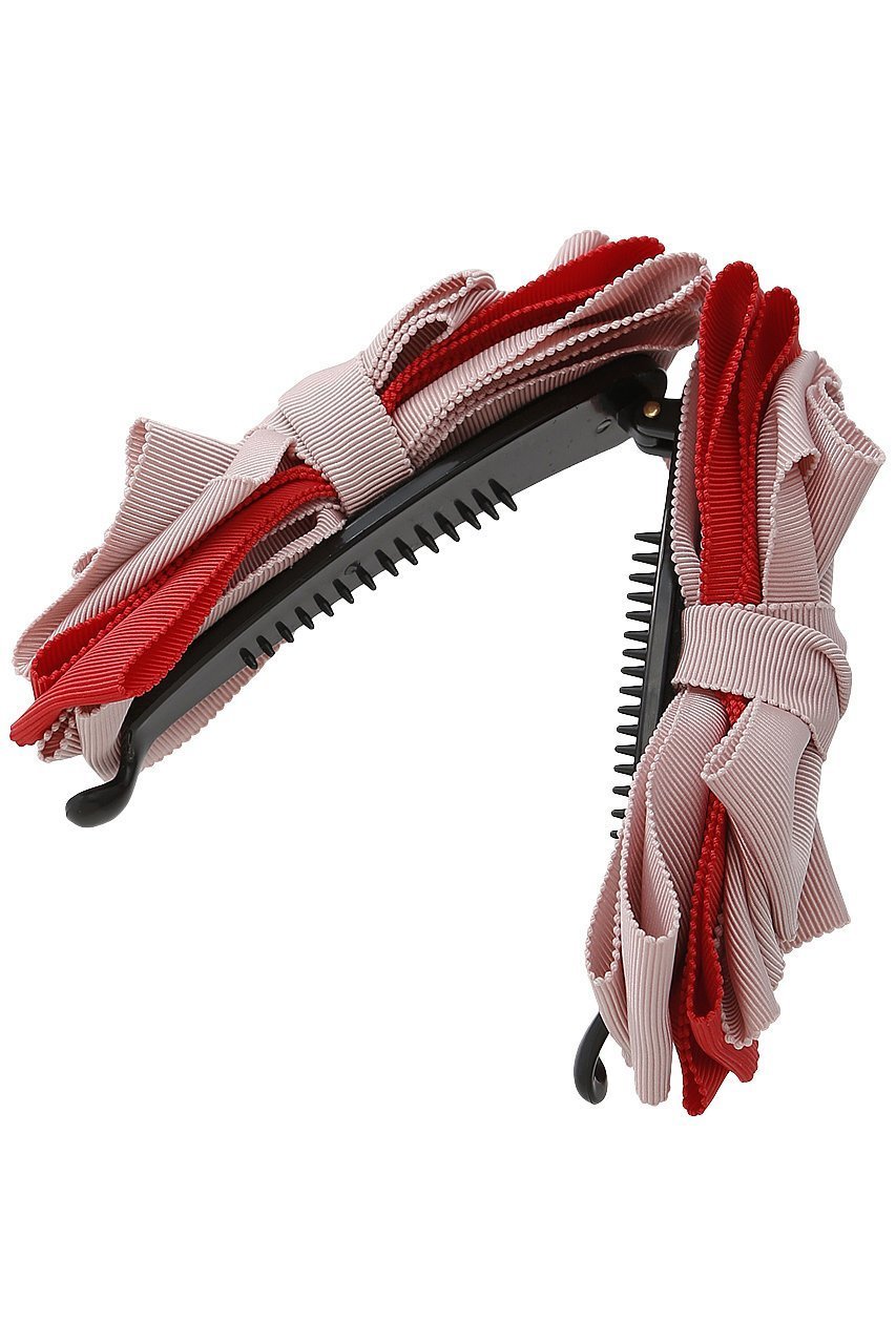 【ランバン オン ブルー/LANVIN en Bleu】のバイカラーリボンバナナクリップ 人気、トレンドファッション・服の通販 founy(ファニー) 　ファッション　Fashion　レディースファッション　Fashion for Women　シュシュ&ヘアアクセ/ヘアアレンジ　Scrunchies & Hair Accessories　アクセサリー　Fashion Accessories　グログラン　Grosgrain, Grosgrain Ribbon　バレッタ　Barrette, Hair Clip　ミックス　Mix, Mixed Style　リボン　Ribbon, Bow　エレガント 上品　Elegant　定番　Standard, Basic Item　other-3|ID: prp329100004955797 ipo3291000000037184589