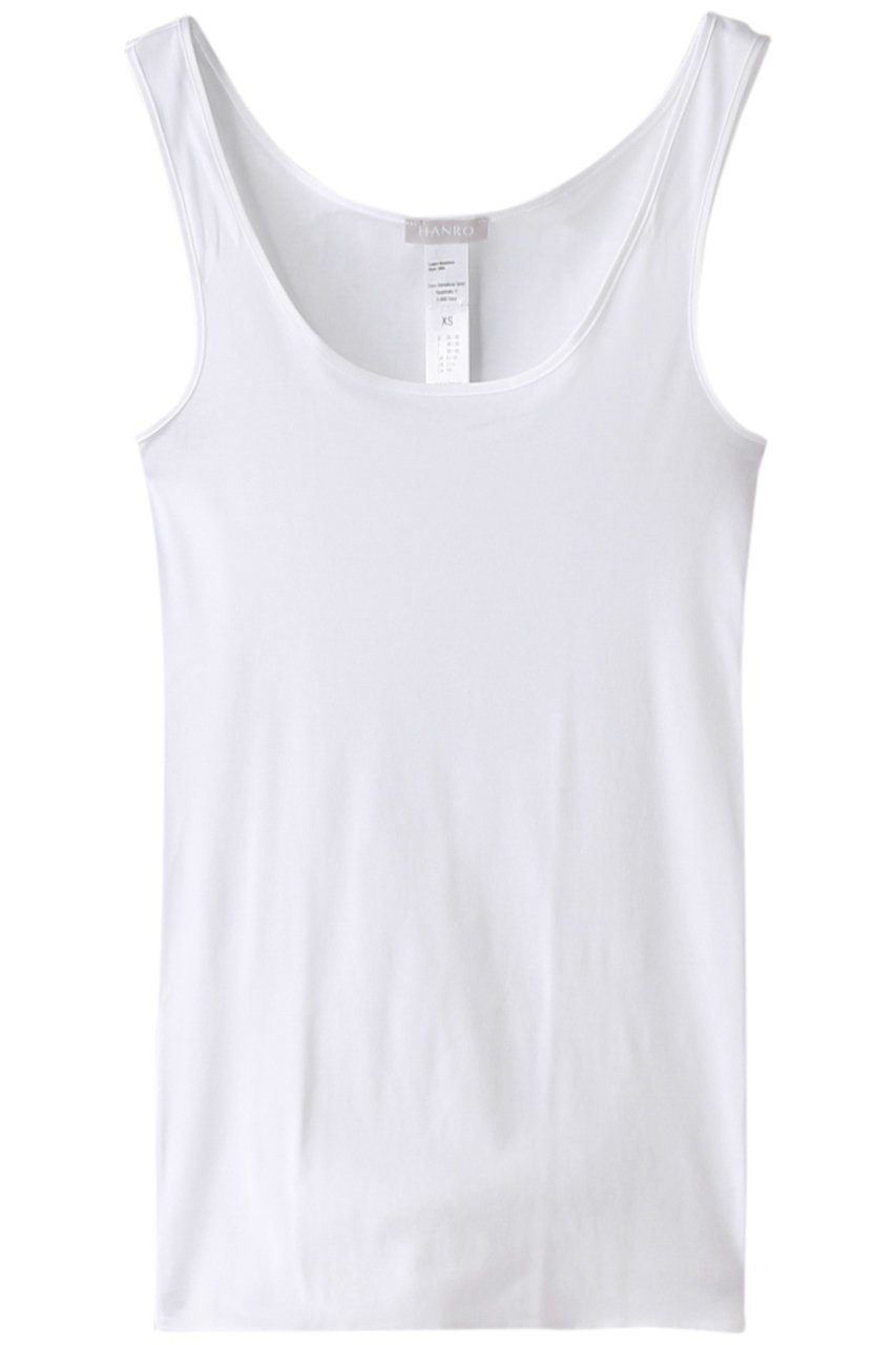 【ハンロ/HANRO】のCOTTON SEAMLESS タンクトップ インテリア・キッズ・メンズ・レディースファッション・服の通販 founy(ファニー) 　ファッション　Fashion　レディースファッション　Fashion for Women　下着・ランジェリー　Lingerie & Intimates　その他ランジェリー・インナーアイテム　Other Lingerie / Intimates　インナー　Innerwear　シルク　Silk, 100% Silk　シルケット　Silket, Silky Cotton　タンク　Tank Top, Sleeveless Top　ランジェリー　Lingerie, Intimate Wear　人気　Popular, Best Seller　定番　Standard, Basic Item　ホワイト|ID: prp329100004955869 ipo3291000000037185063